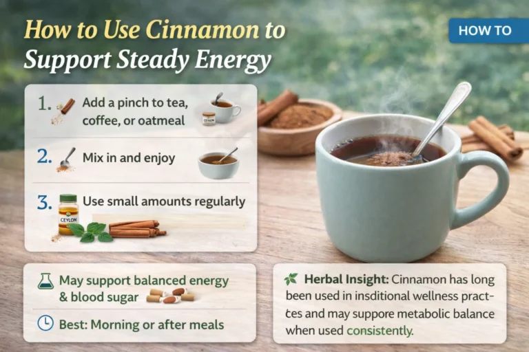 How to Use Cinnamon to Support Steady Energy