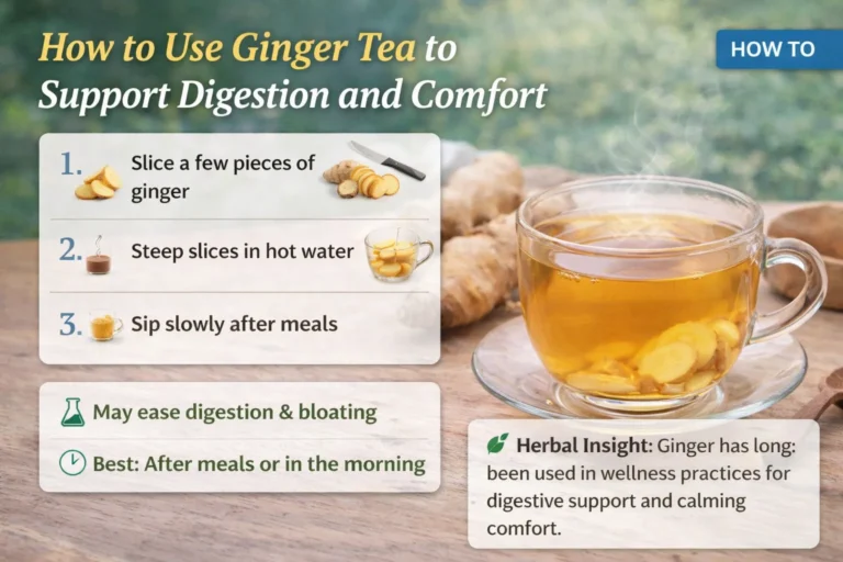 How to Use Ginger Tea to Support Digestion and Comfort