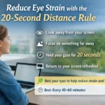 How to Reduce Eye Strain with the 20-Second Distance Rule
