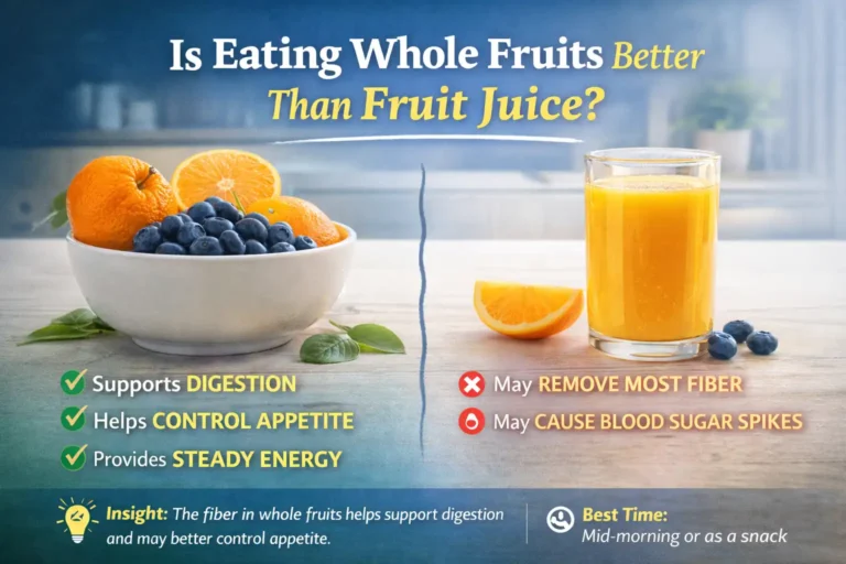 Why Eating Whole Fruits Is Better Than Fruit Juice